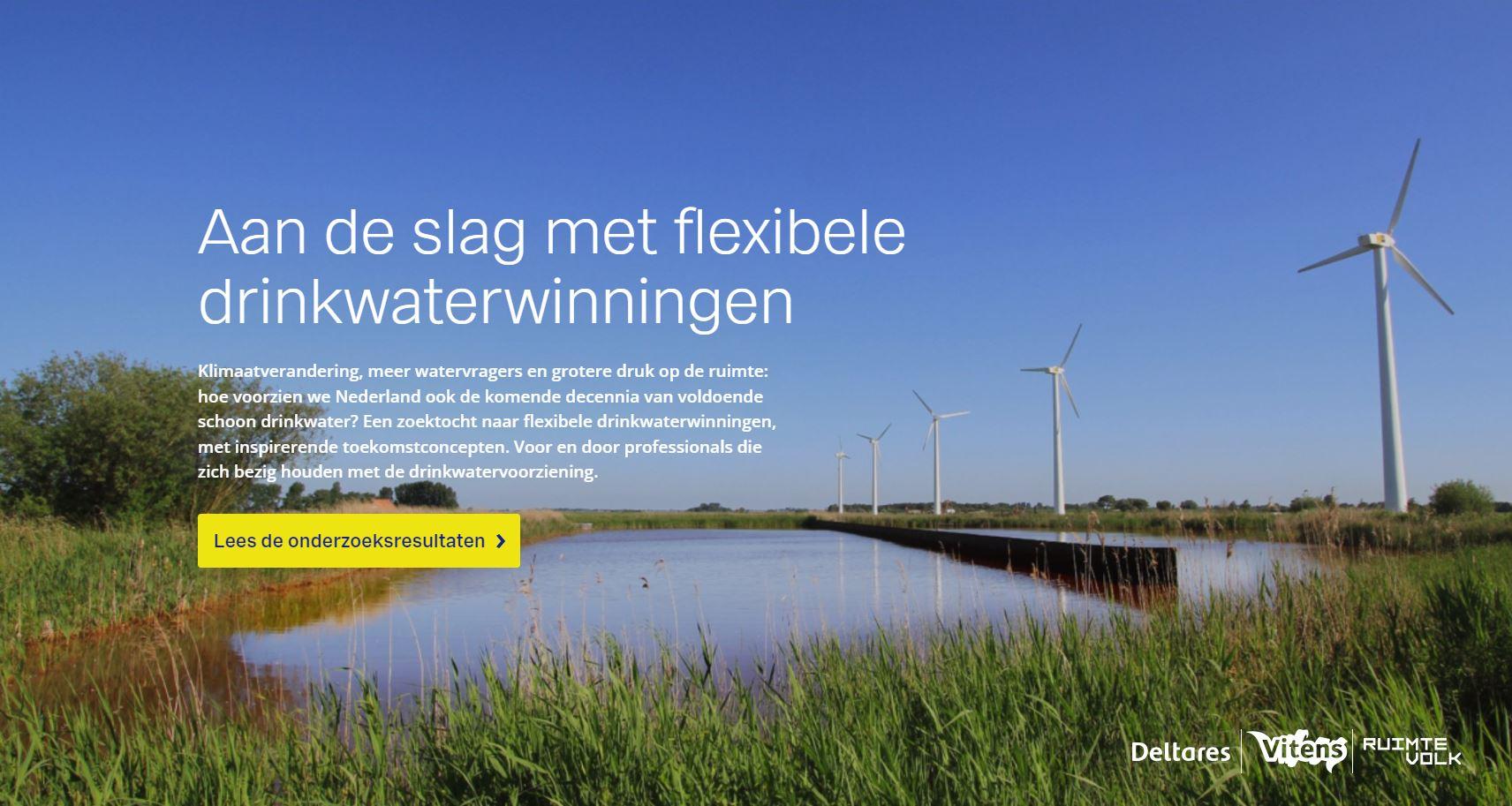 Flexibele drinkwaterwinningen voorblad
