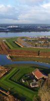 Luchtfoto fort bron robbert de koning