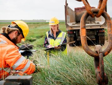 Uitsteken kweldervegetatie Friesland september 2023