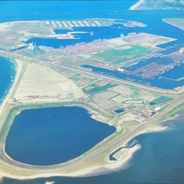 Luchtfoto Slufter Maasvlakte