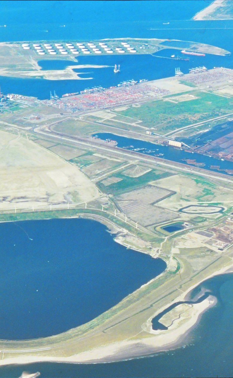 Luchtfoto Slufter Maasvlakte