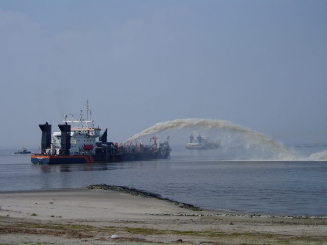 grondstoffen, zand, sleephopperzuiger