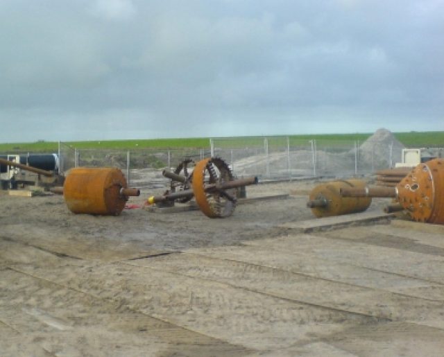 Barrelruimer en flycutter D-geo pipeline