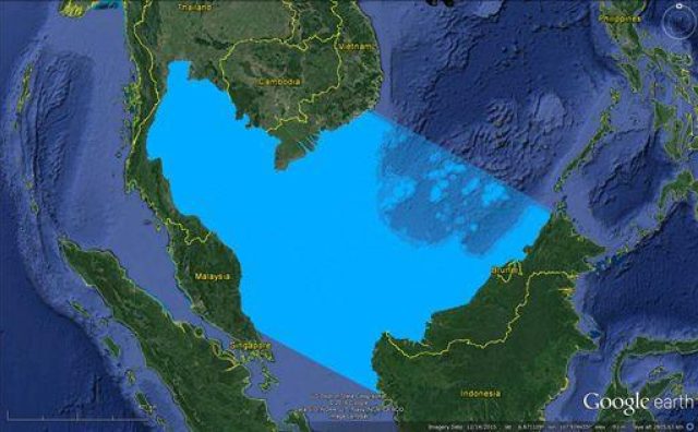 Computational grid, Delft3D FM on the Gulf of Thailand: overview