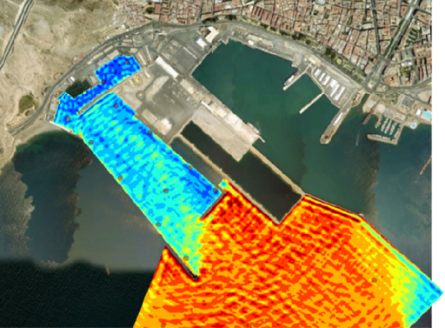 Wave penetration into the harbour of Almeria (Spain)