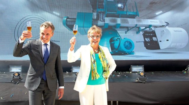 nieuwe onderzoeksfaciliteit geocentrifuge toast