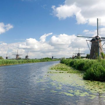 Windmolen achtergrond