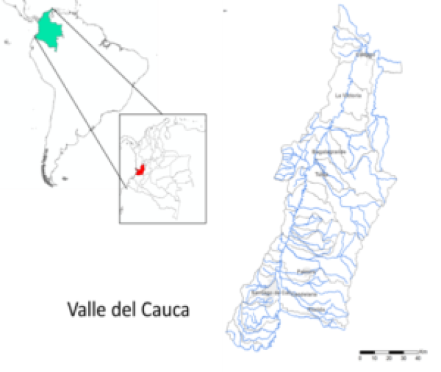 Valle del Cauca in Colombia