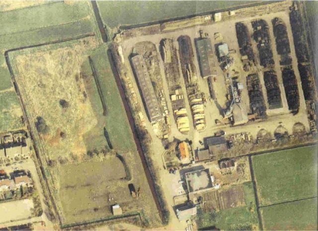 wood creose location causing the contamination